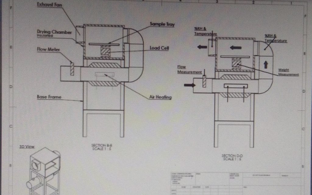Drying Apparatus v1.0 Trial No 1: Water “Failed”