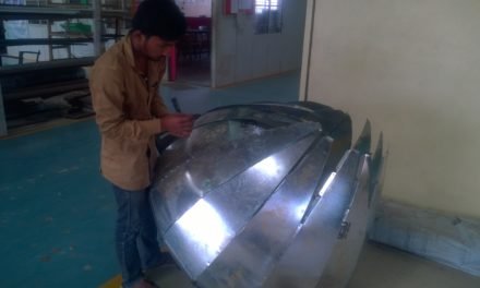 Fabrication of Dome of Dome Dryer v2.1
