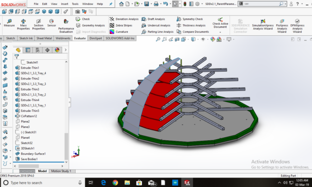 Design of new tray structure