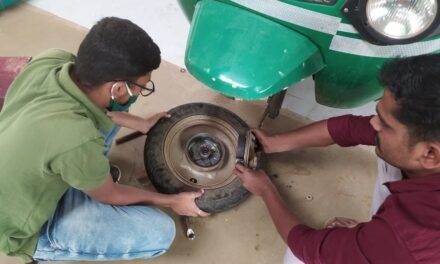 E-Rickshaw Maintenance.