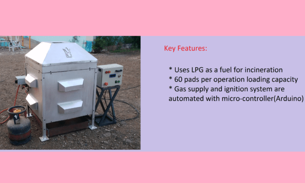 LPG-BASED SANITARY PAD INCINERATOR (CAPACITY: 60 PADS PER OPERATION)