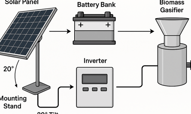 DESIGNING AN INTEGRATED SOLAR PANEL AND INVERTER SYSTEM FOR A BIOMASS GASIFIER