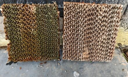 ALGAE GROWTH CONTROL ON COOLING PADS