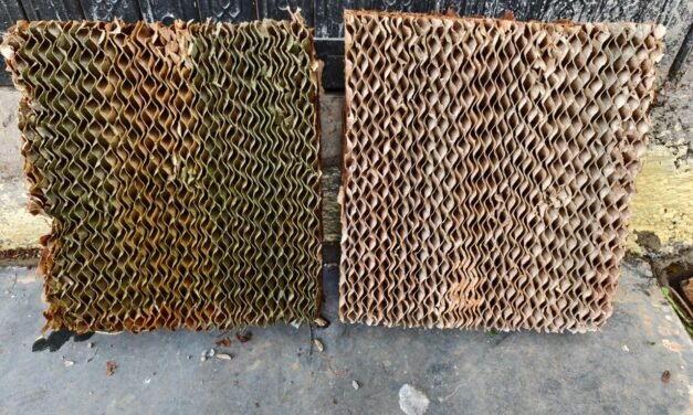 ALGAE GROWTH CONTROL ON COOLING PADS