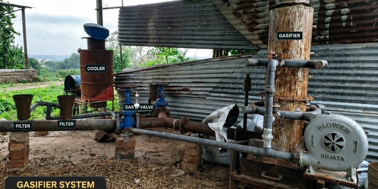 Integration and Utilization of Biomass Gasifier System
