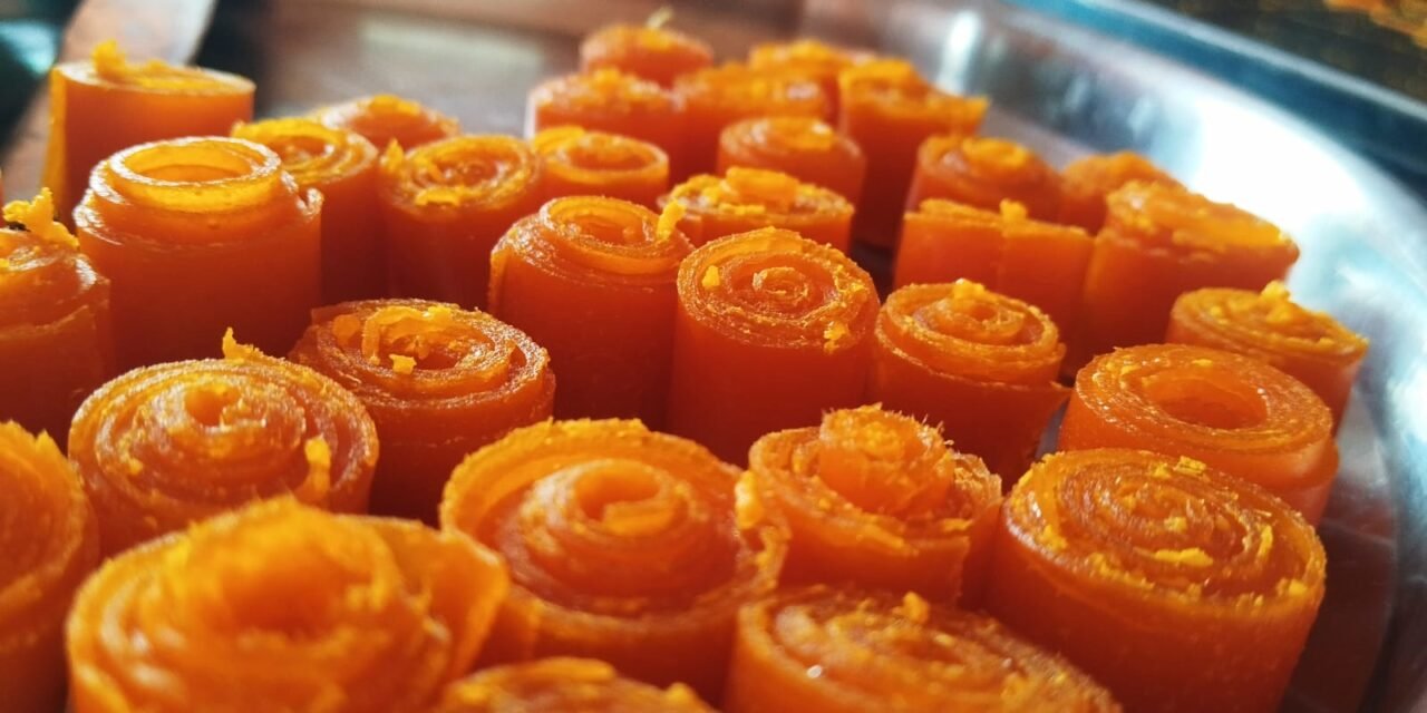 mango leather roll