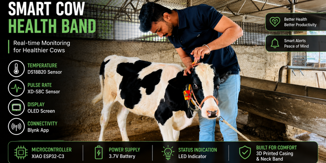 Final project : Smart cow health band