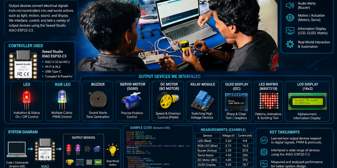 Week 4 – Output devices