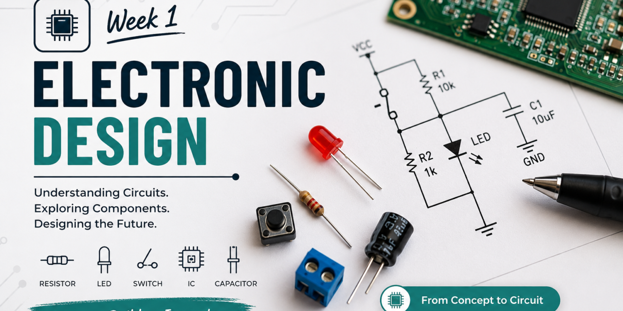 WEEK 1- ELECTRONIC DESIGN