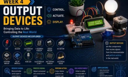 Week 4 – Output Devices