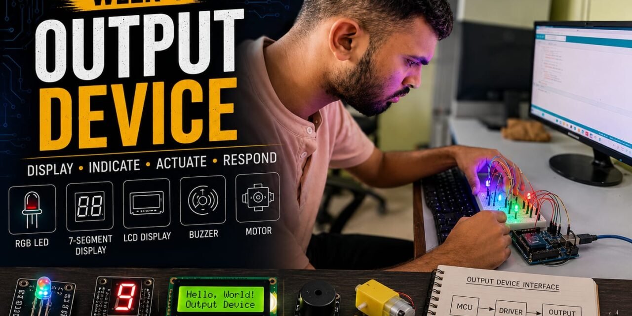 Week 4 – Output devices