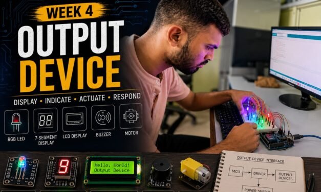 Week 4 – Output devices